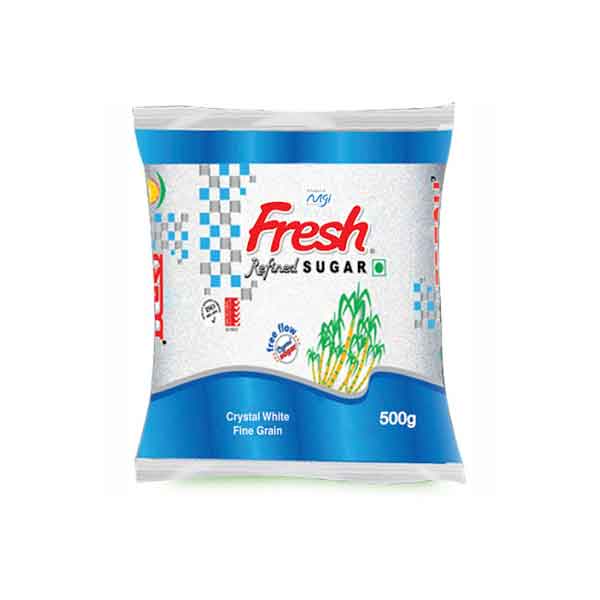 Fresh Refined Sugar 500gm (ফ্রেশ চিনি)