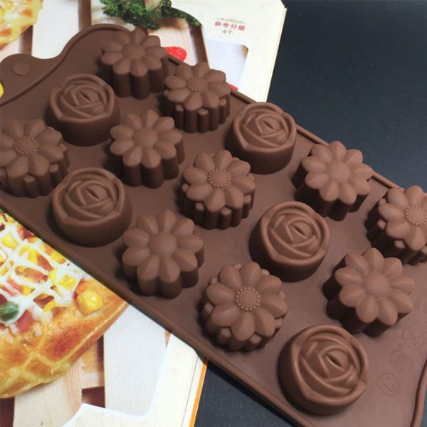 Flower Silicone Chocolate Mold