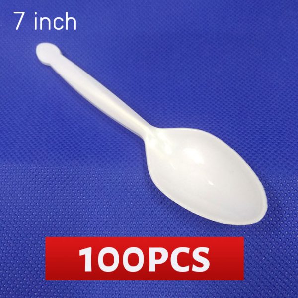 Disposable Spoons Large Size-7inch - Dokanpat