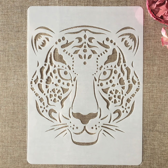 tiger-shape-stencils-for-drawing-painting1