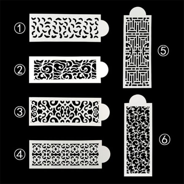 Multiple Use Cake Stencils For Cake Decoration