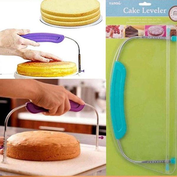 1Pcs Adjustable Double Wire Cake Cutter Slicer Butter Bread Pastry Divider  Cake Knife DIY Cooking Gadgets Kitchen Accessories - AliExpress